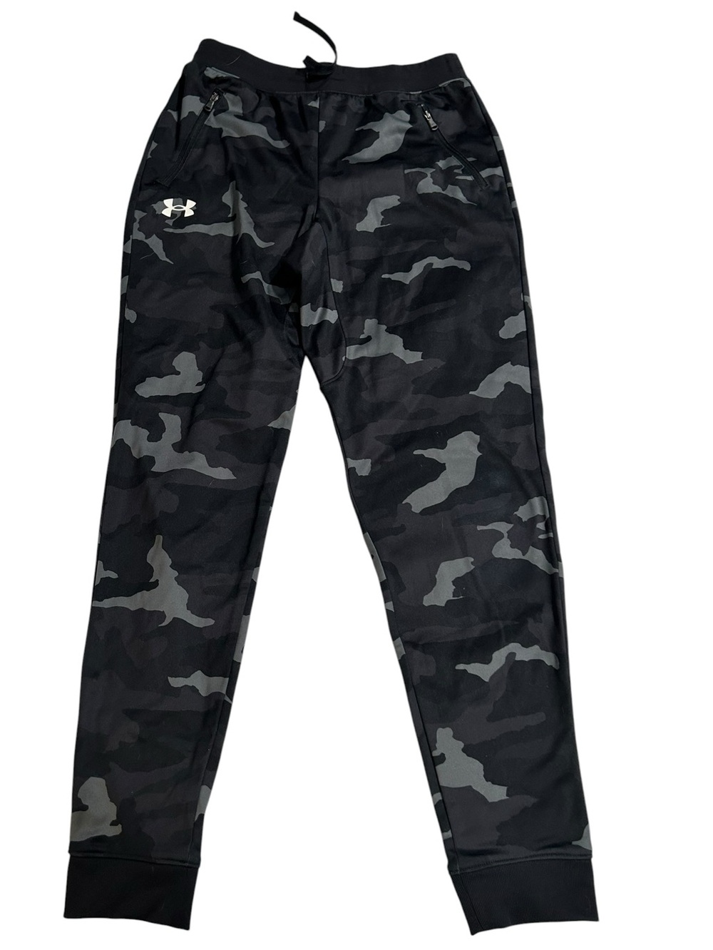 Under Armour Boys' Black & Gray Camo Joggers
